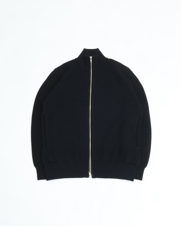 Yonetomi   EX FINE WOOL RIB KNIT BLOUSON