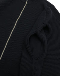 Yonetomi   EX FINE WOOL RIB KNIT BLOUSON