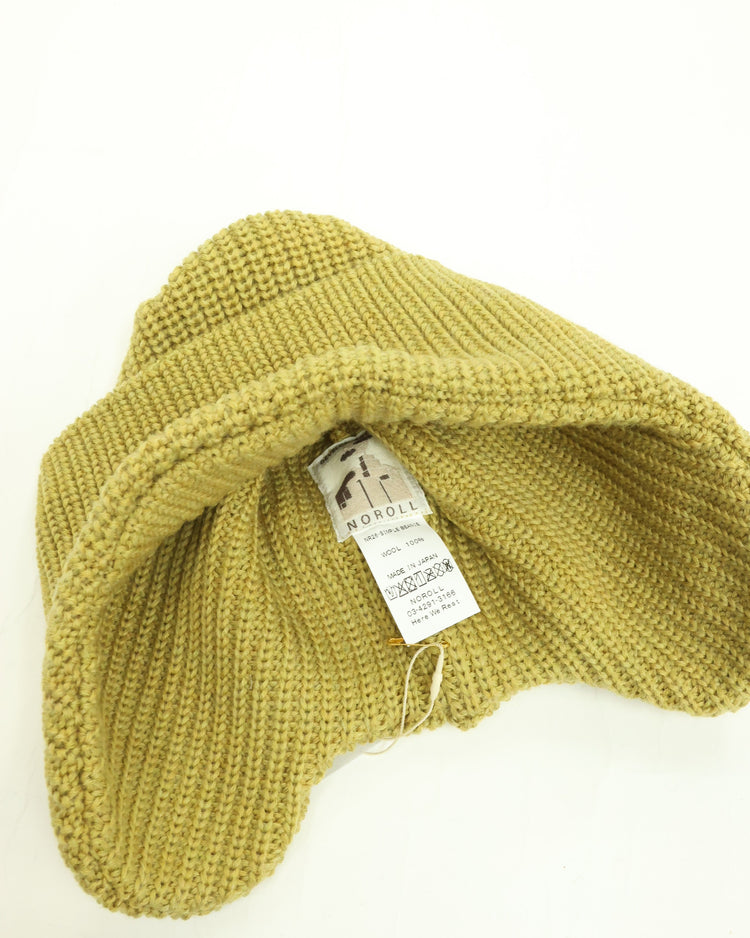 NOROLL  SIMPLE BEANIE YELLOW