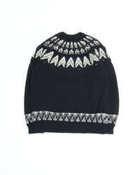 COOHEM  KOUHEN NORDIC KNIT PULLOVER L size