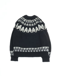 COOHEM  KOUHEN NORDIC KNIT PULLOVER M size