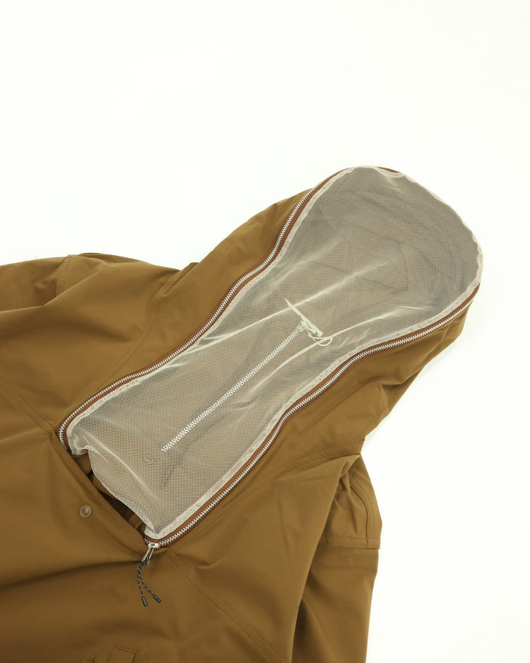NOROLL  SUGARI MESH ANORAK BROWN