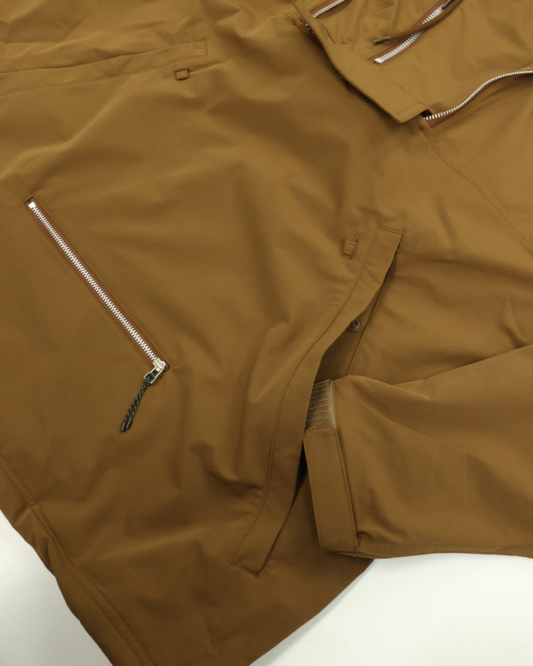 NOROLL  SUGARI MESH ANORAK BROWN