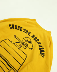 WAREHOUSE & CO.　Lot YP226W-1 PEANUTS SWEAT FLYING ACE YELLOW