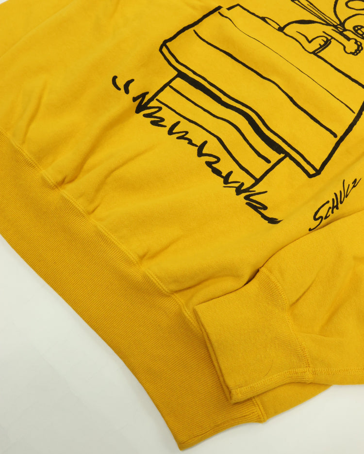 WAREHOUSE & CO.　Lot YP226W-1 PEANUTS SWEAT FLYING ACE YELLOW
