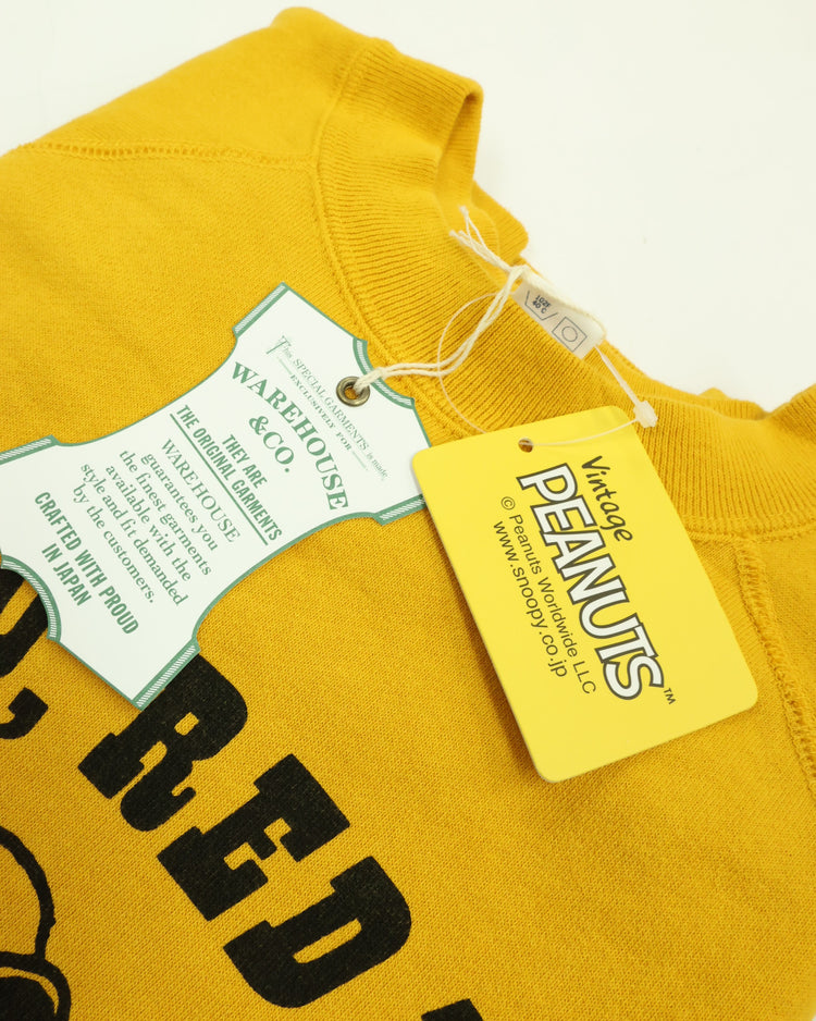WAREHOUSE & CO.　Lot YP226W-1 PEANUTS SWEAT FLYING ACE YELLOW