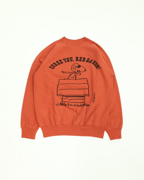 WAREHOUSE & CO.　Lot YP226W-1 PEANUTS SWEAT FLYING ACE RED
