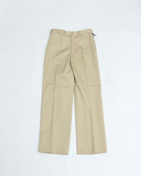 J.PRESS ORIGINALS SHIOTA Slight Twist Chino Piped Stem 1 tuck   Japan Made BEIGE