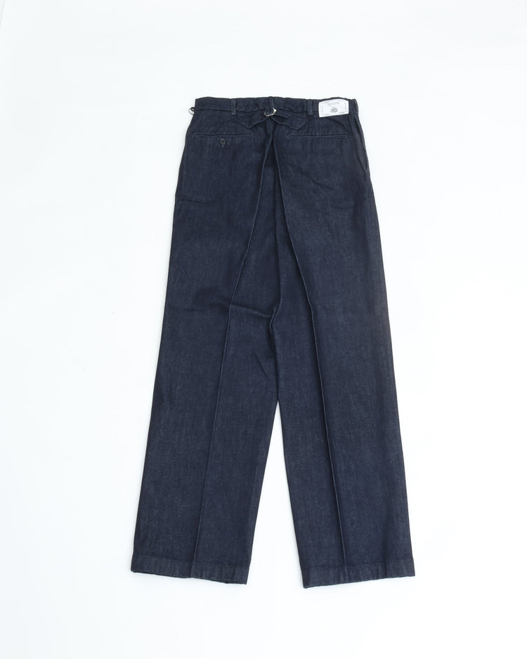 J.PRESS ORIGINALS SHIOTA DENIM Piped Stem  Japan Made