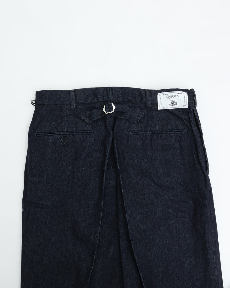 J.PRESS ORIGINALS SHIOTA DENIM Piped Stem  Japan Made