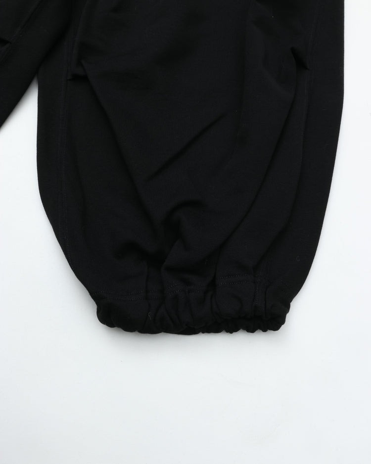 HAVERSACK / High-gauge fleece track pants 05 BLACK