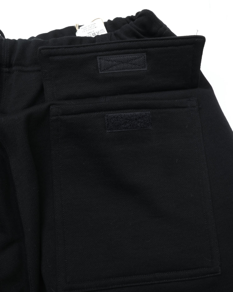 HAVERSACK / High-gauge fleece track pants 05 BLACK