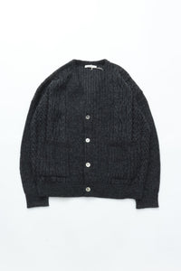 YASHIKI  Sekkei mohair Cardigan（雪景） BLACK