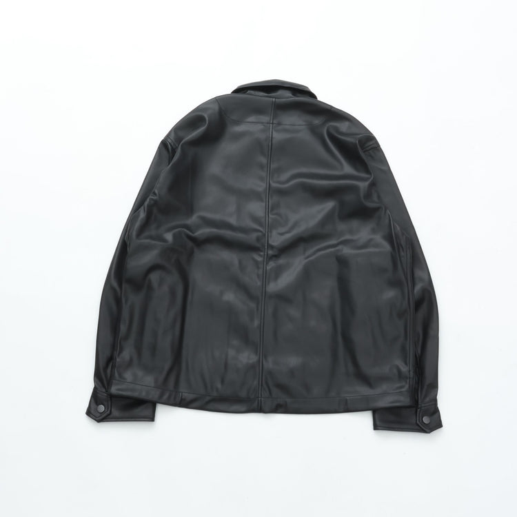 PERS PROJECTS  JENS SHORT BLOUSON vegan leather