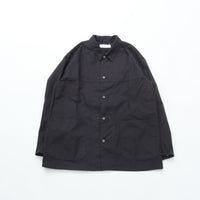 PERS PROJECTS ARON COVERALL GERMAN CANVAS INK BLACK