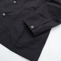 PERS PROJECTS ARON COVERALL GERMAN CANVAS INK BLACK