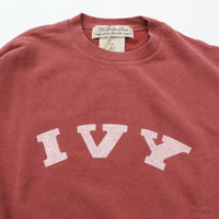 REMI RELIEF SP加工3飛び裏毛クルー New Fit (IVY) RED