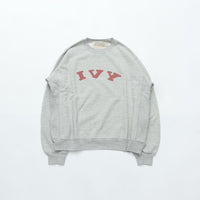 REMI RELIEF SP Processed 3-Ply Fleece Crew Neck New Fit (IVY) HEATH GREY
