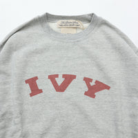 REMI RELIEF SP Processing 3-Fly Fleece Crew Neck New Fit (IVY) HEATH GREY