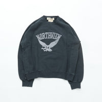 REMI RELIEF SP加工3飛び裏毛クルー New Fit (NORTHVIEW) BLACK