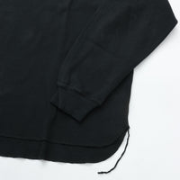 REMI RELIEF Double-Tucked Henley Neck Long-Sleeve T-Shirt