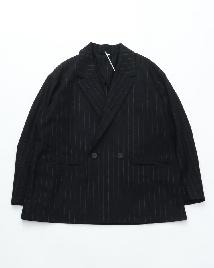KANEMASA PHIL 36G Wool Stripe Double Jacket