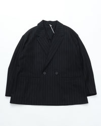 KANEMASA PHIL  36G Wool Stripe Double Jacket