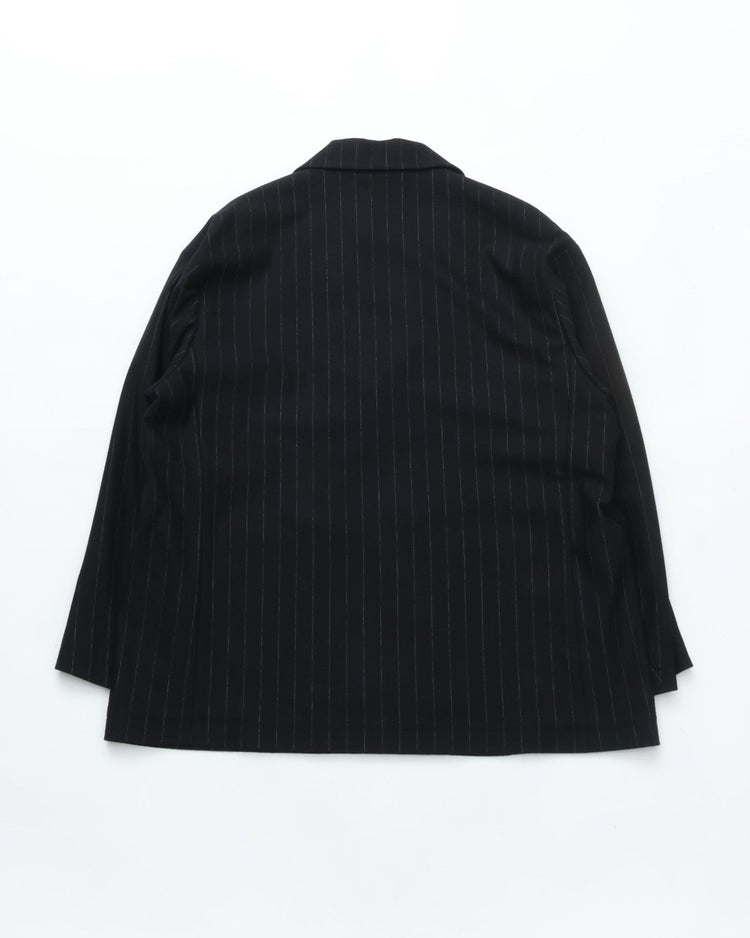 KANEMASA PHIL 36G Wool Stripe Double Jacket