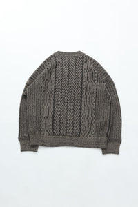 YASHIKI  Sekkei mohair Knit（雪景） BEIGE YSK-25AW-KN11