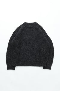 YASHIKI  Shusetsu boucle Knit（終雪） BLACK YSK-25AW-KN12