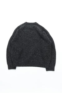 YASHIKI  Shusetsu boucle Knit（終雪） BLACK YSK-25AW-KN12