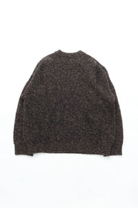 YASHIKI  Shusetsu boucle Knit（終雪） BROWN YSK-25AW-KN12