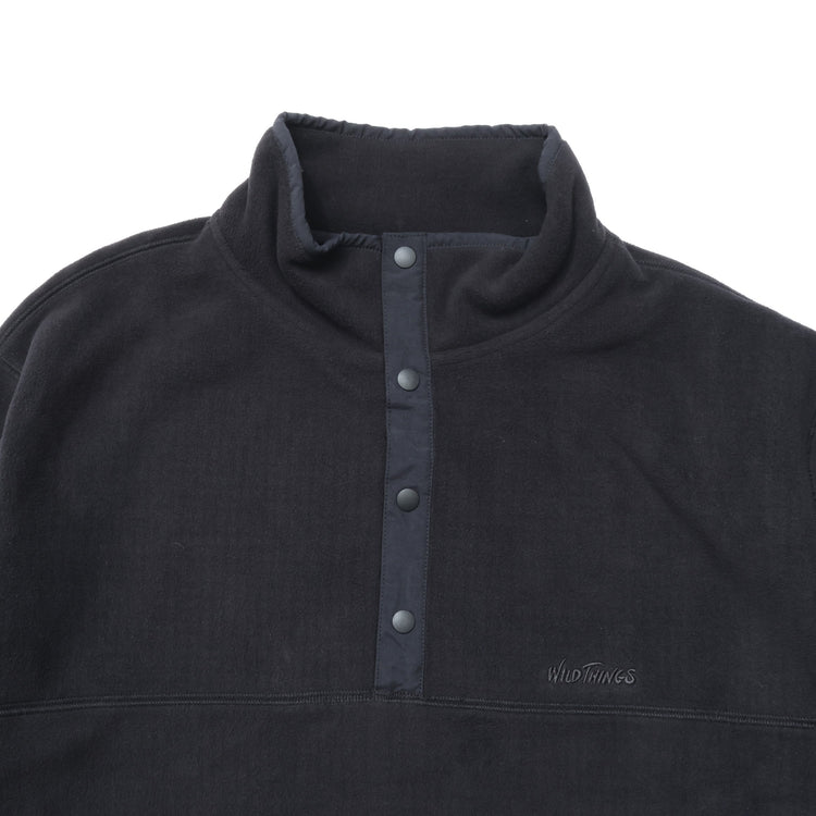 WILD THINGS / Grid Fleece Pullover Jacket