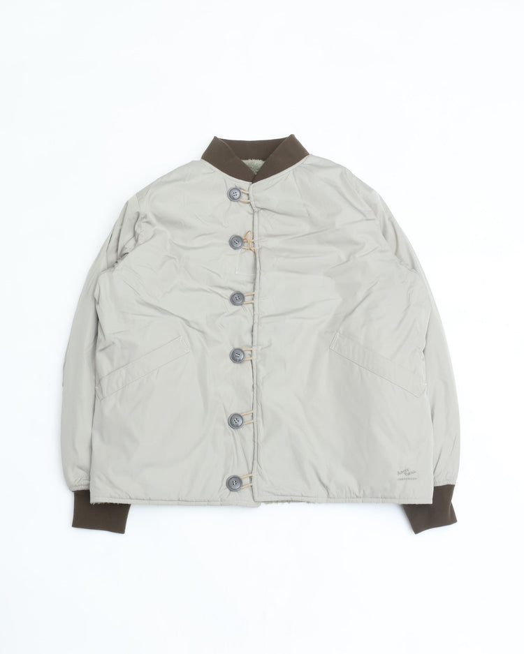 ARMY TWILL PE WEATHER REVERSIBLE BLOUSON GRAY