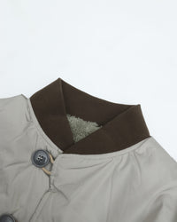 ARMY TWILL  PE WEATHER REVERSIBLE BLOUSON GRAY