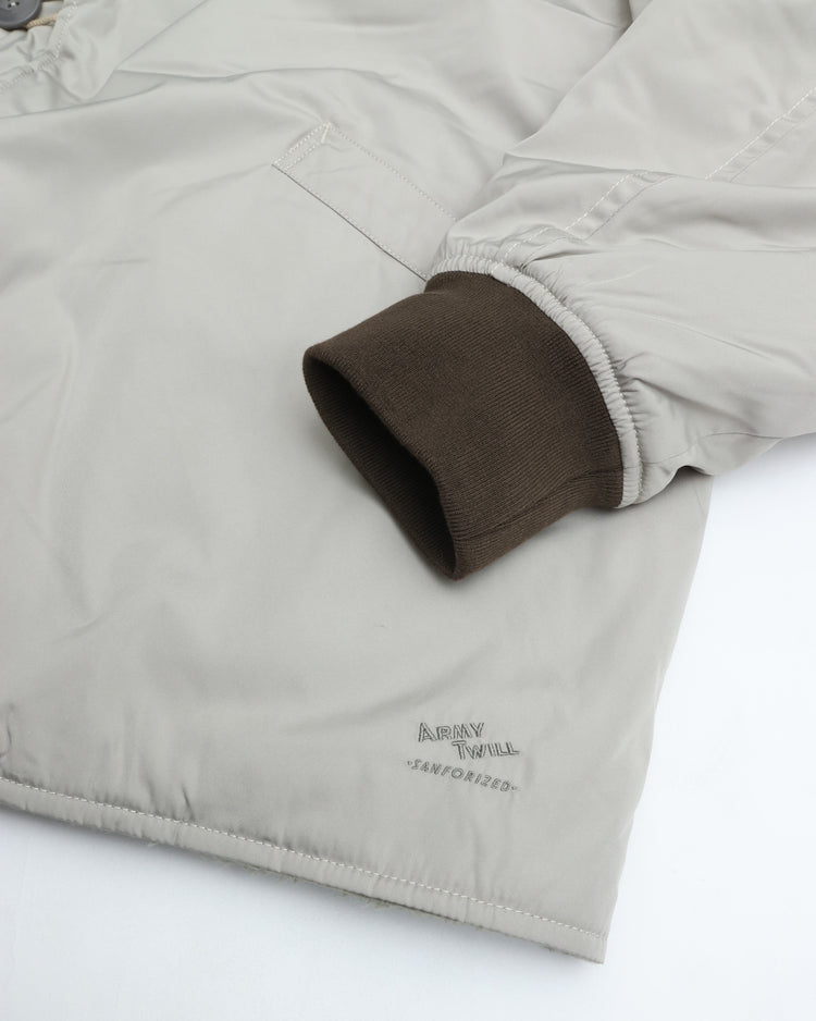 ARMY TWILL PE WEATHER REVERSIBLE BLOUSON GRAY