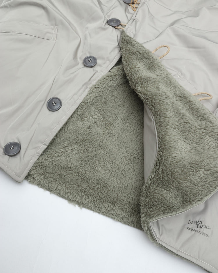 ARMY TWILL  PE WEATHER REVERSIBLE BLOUSON GRAY