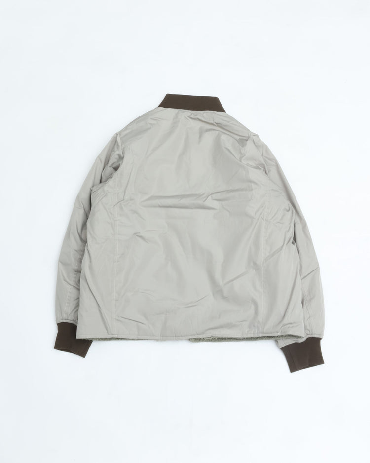 ARMY TWILL  PE WEATHER REVERSIBLE BLOUSON GRAY