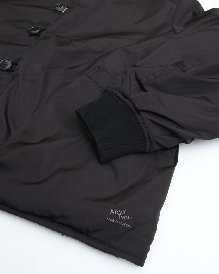 ARMY TWILL PE WEATHER REVERSIBLE BLOUSON BLACK
