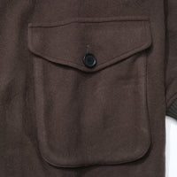 BASISBROEK / ISLAND bj-74 ウールメルトンスタンドカラーコート