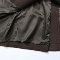 BASISBROEK / ISLAND bj-74 ウールメルトンスタンドカラーコート