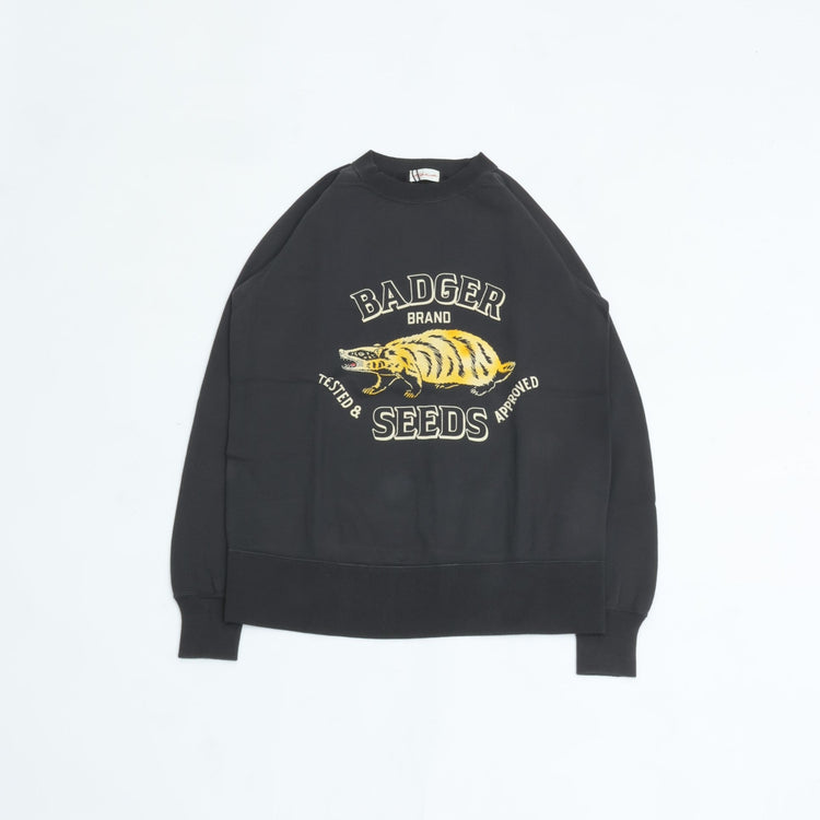 A.G.SPALDING&BROS  AZUMA(アズマ)裏毛カラーフロッキープリントFREEDOM SLEEVE SWEAT