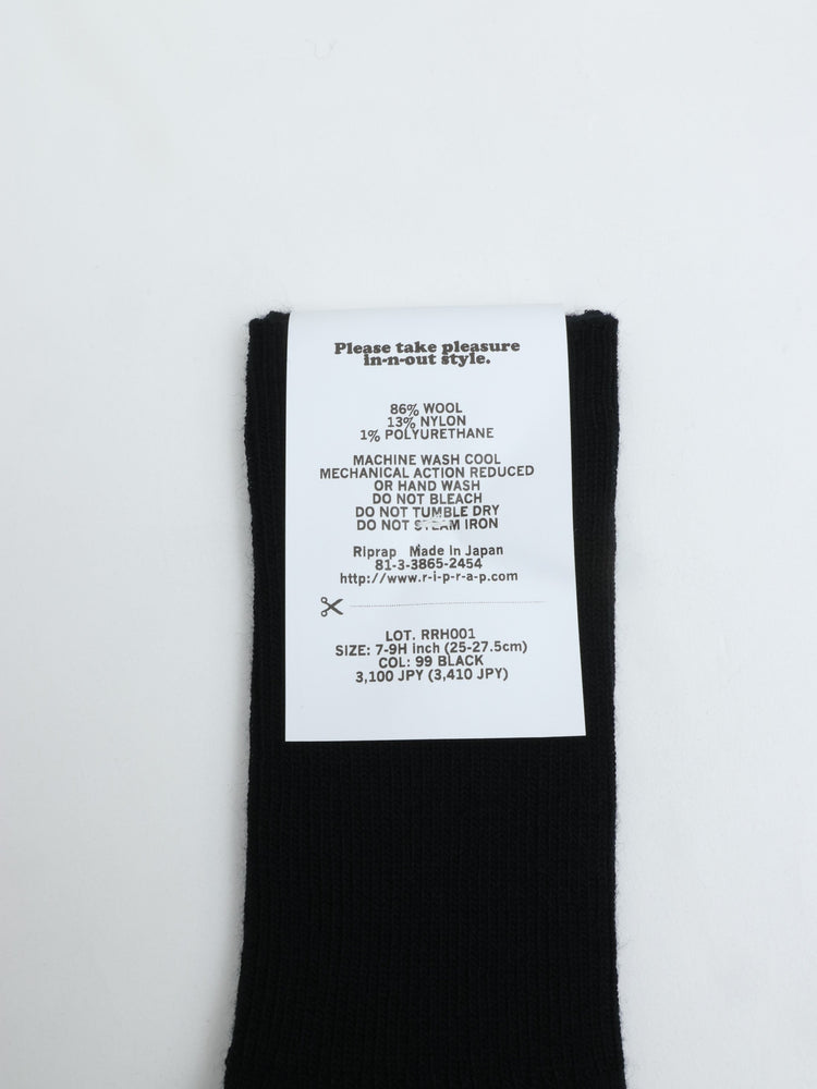 Riprap NZ MERINO LONGHOSE BLACK