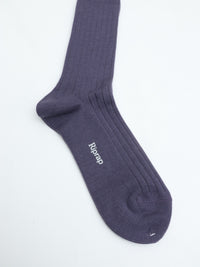 Riprap NZ MERINO LONGHOSE　SMOKE PURPLE