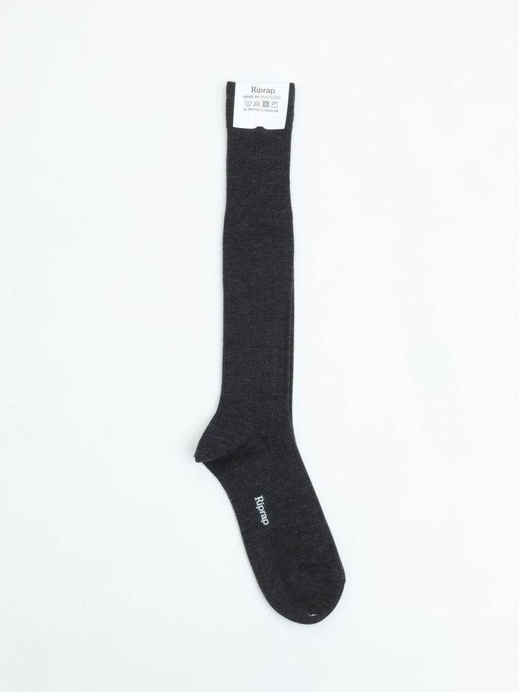 Riprap NZ MERINO LONGHOSE　CHARCOAL