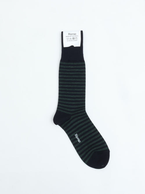 Riprap  NZ MERINO BORDERS  DK.NAVY/DEEP FOREST