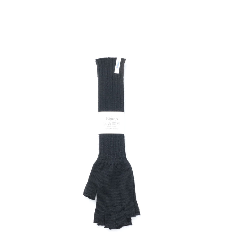 Riprap / O/F LONG GLOVES (BRITISH/AMERICAN WOOL) BLACK