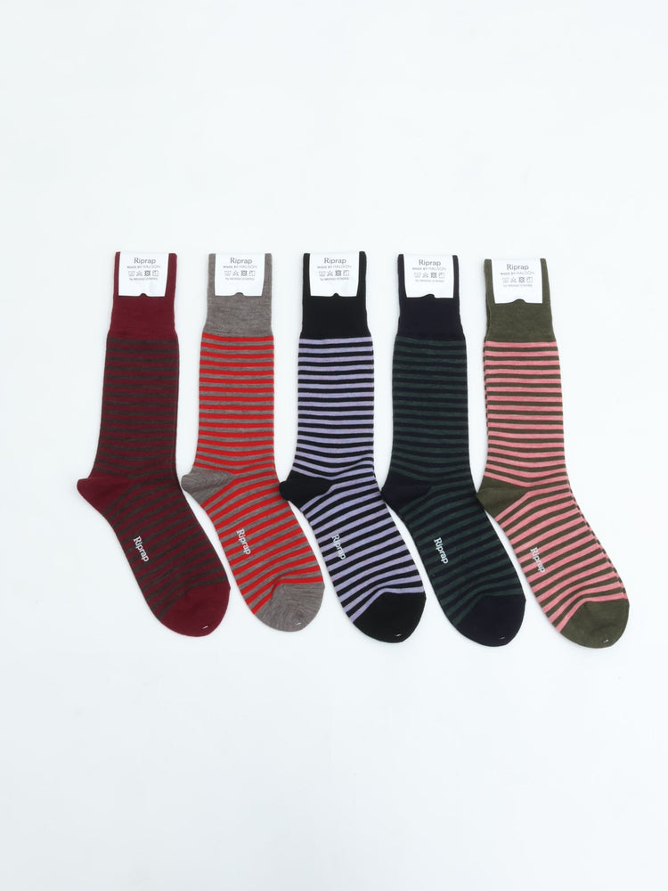 Riprap  NZ MERINO BORDERS  MOCA/ROYAL RED