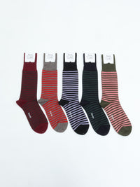 Riprap  NZ MERINO BORDERS  MAROON/DK.BROWN