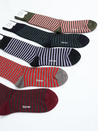 Riprap  NZ MERINO BORDERS  MOCA/ROYAL RED